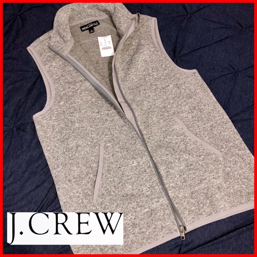 NEW ⚜️JCrew⚜️Sweater Fleece Vest